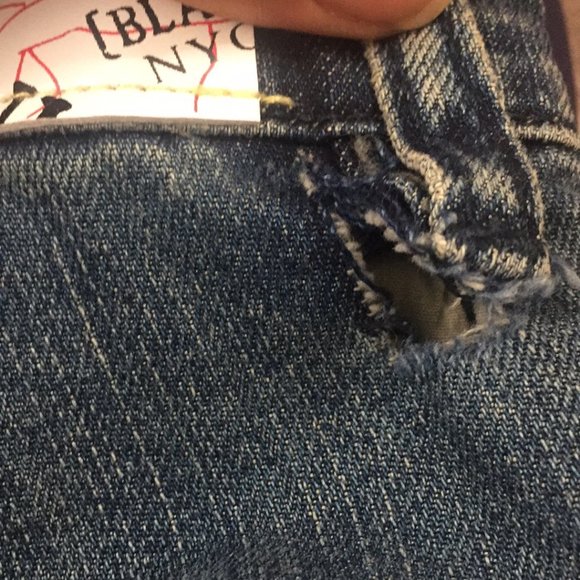 Blank NYC Motorcycle Blue Jeans 28 NWT - Picture 7 of 9